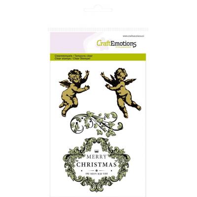 CraftEmotions Clear Stamps - Engel Ornament